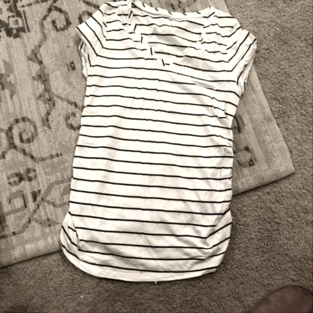 NWOT CUTE STRIPED MATERNITY SHIRT